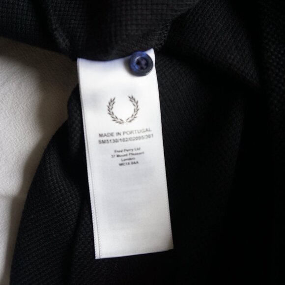 BNWT SS19 RAF SIMONS X FRED PERRY TWO TONE POLO SHIRT 42 - Picture 7 of 9